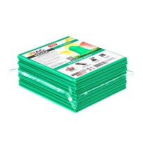 Мешки для мусора 160 л, зеленые, в пачке 10 шт., ПВД, 40 мкм, 900х1100 мм, i-Bag в Рязани