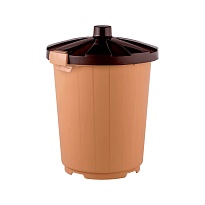 Мусорный бак с крышкой 105 л бежевый 105 бежевый в Рязани Мусорный бак с крышкой 105 л бежевый 105 бежевый в Рязани