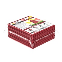 Мешки для мусора 160 л, красные, в пачке 10 шт., ПВД, 40 мкм, 900х1100 мм, i-Bag в Рязани