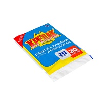 Мешки для мусора 20 л, с ручками, черные, в пачке 20 шт., ПНД, 10 мкм, 550х440 мм, Крепак, 4607075710085 в Рязани Мешки для мусора 20 л, с ручками, черные, в пачке 20 шт., ПНД, 10 мкм, 550х440 мм, Крепак, 4607075710085 в Рязани