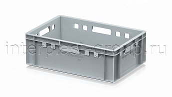 Ящик для мяса и колбасных изделий Е-2 серый в Рязани Ящик для мяса и колбасных изделий Е-2 серый в Рязани