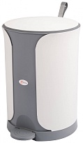 Контейнер для мусора Sтилъ с педалью 18 л серый 18 серый в Рязани