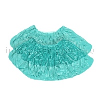 Бахилы бирюзовые 2000 шт (1000 пар), 16 мкм, однослойные, с одной резинкой, Эконом в Рязани Бахилы бирюзовые 2000 шт (1000 пар), 16 мкм, однослойные, с одной резинкой, Эконом в Рязани