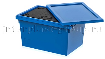 Изотермический контейнер KV 6432 в сборе с крышкой голубой в Рязани