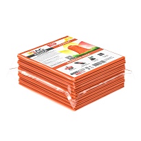 Мешки для мусора 160 л, оранжевые, в пачке 10 шт., ПВД, 40 мкм, 900х1100 мм, i-Bag в Рязани