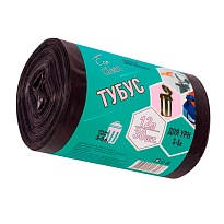 Мешки для мусора 12 л, черные, в рулоне 30 шт., ПНД, 6 мкм, 550х320 мм, Концепция Быта Tubus, 604936 в Рязани Мешки для мусора 12 л, черные, в рулоне 30 шт., ПНД, 6 мкм, 550х320 мм, Концепция Быта Tubus, 604936 в Рязани