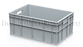 Ящик для молока, мяса, овощей и фруктов сплошной серый в Рязани