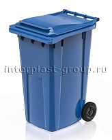 Контейнер для мусора 240 л голубой облегченный 240 голубой в Рязани