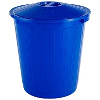 Мусорный бак с крышкой 70 л синий 70 синий в Рязани Мусорный бак с крышкой 70 л синий 70 синий в Рязани
